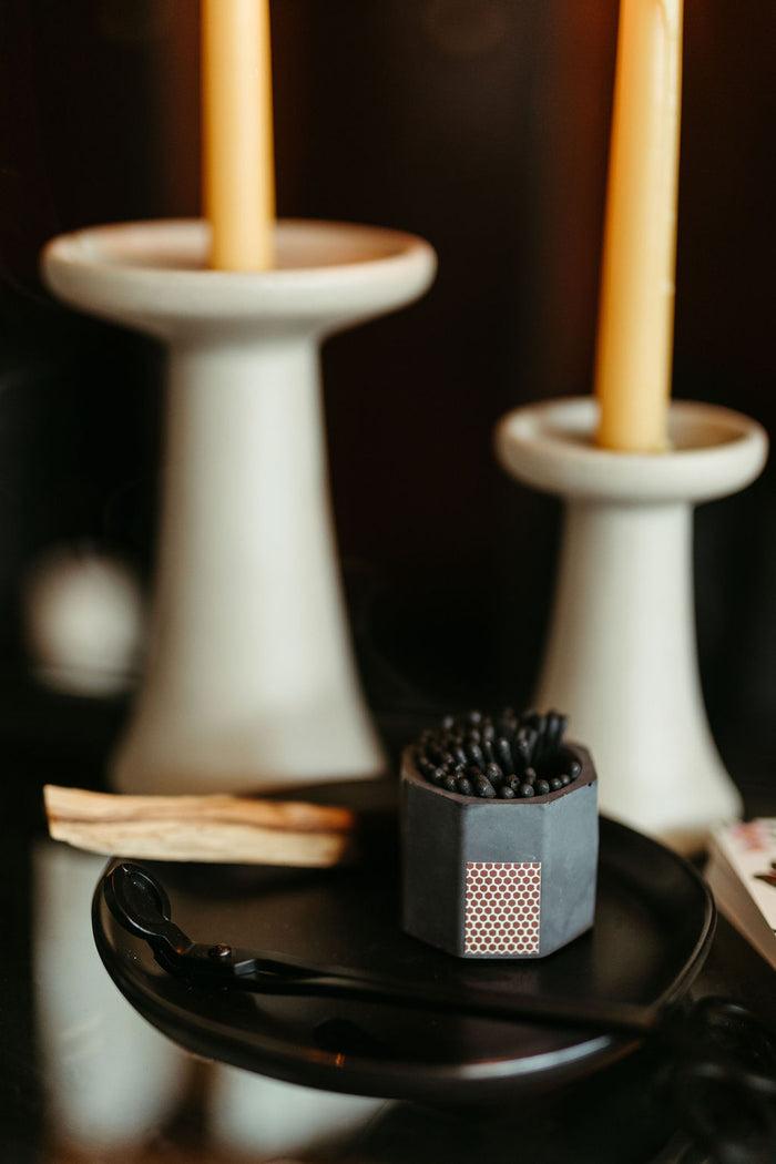 Black + Stone Concrete Match holder