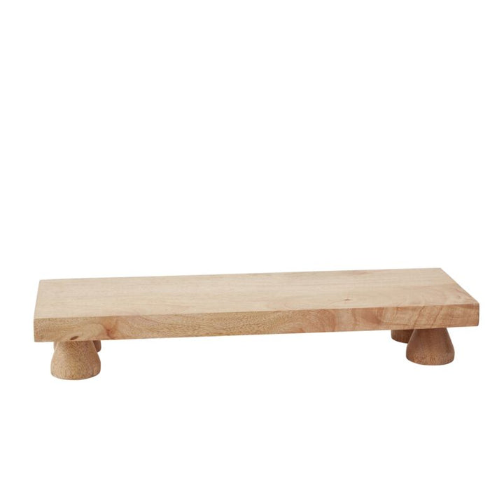 Wood Pedestal Cake Stand