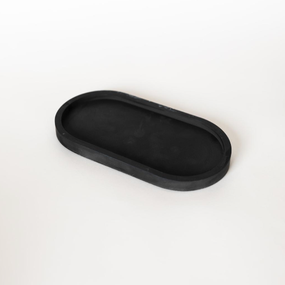 Black Pill Concrete Tray