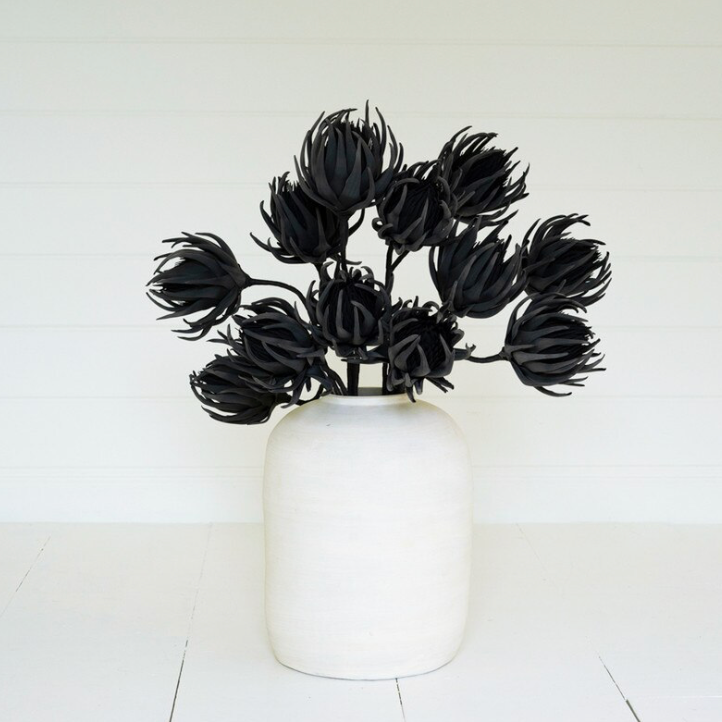 Black Foam Floral