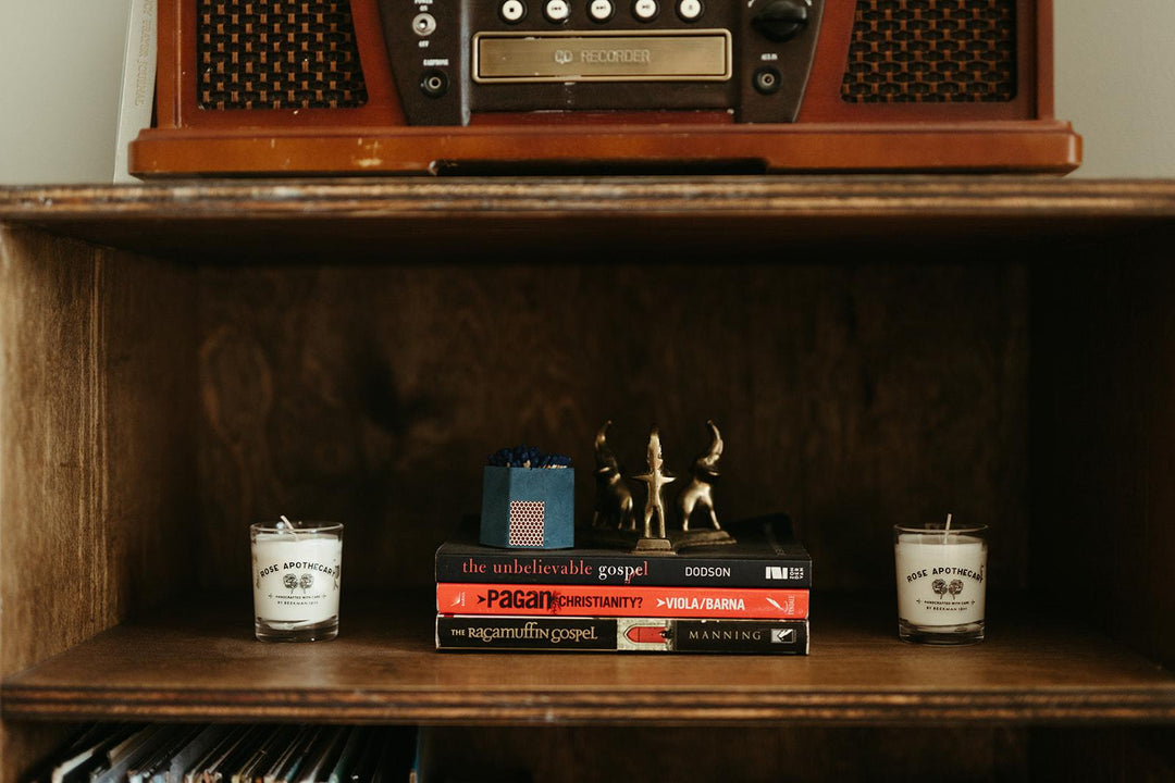 Indigo + Navy Concrete Match holder