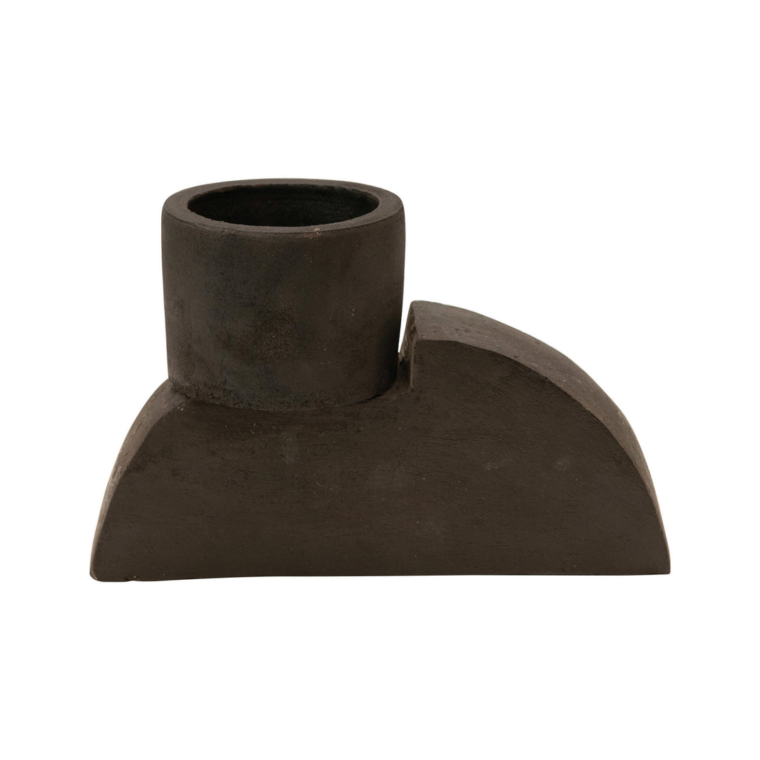 Black Terracotta Planter/ Tea light Holder