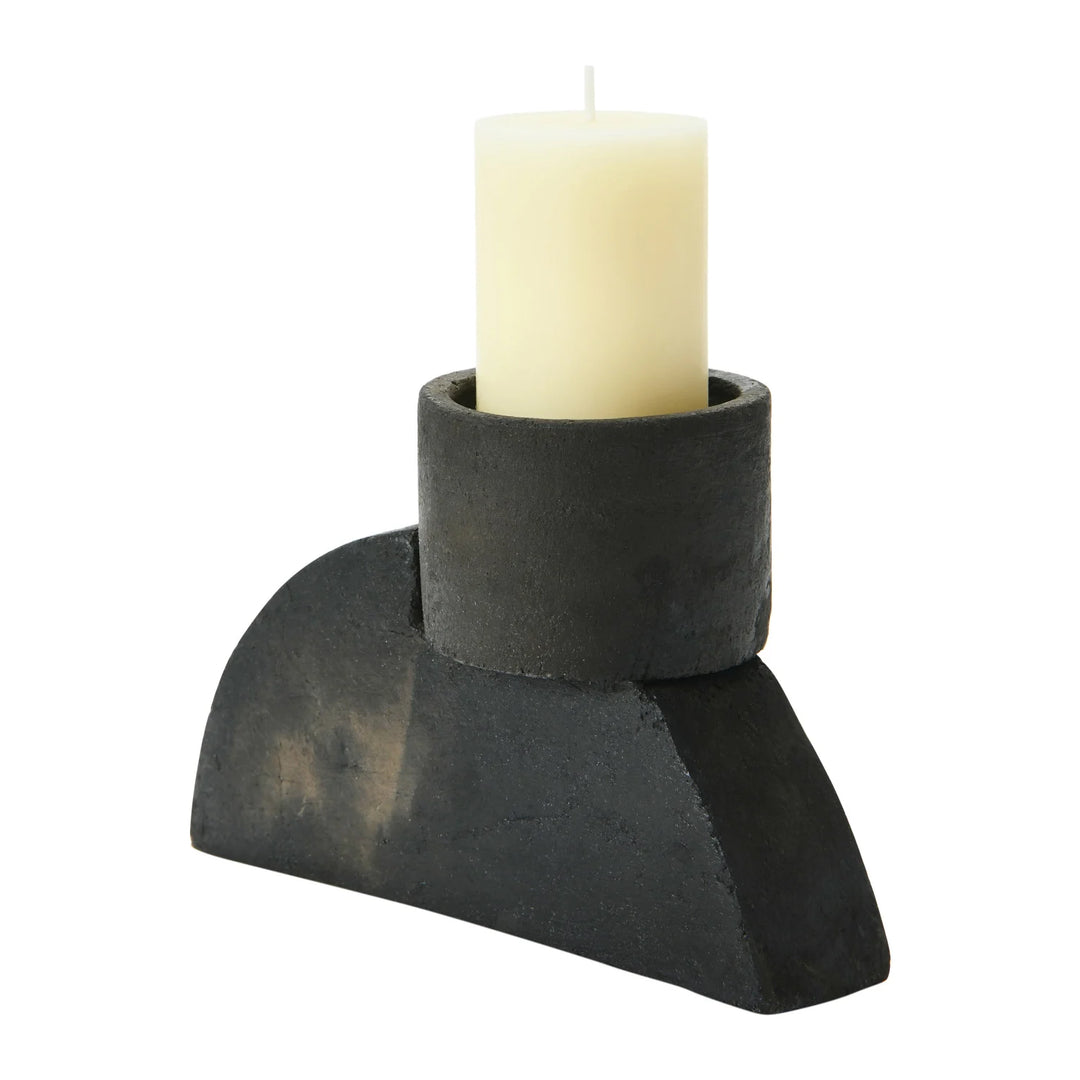 Black Terracotta Planter/ Tea light Holder
