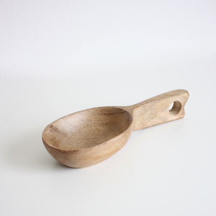 Hand-Carved Mango Wood Scoop