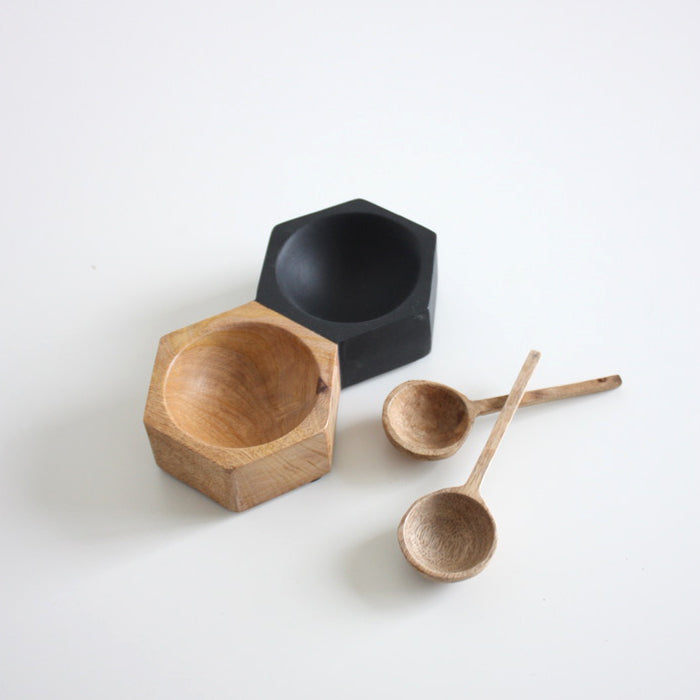 Hexagon salt and pepper dish