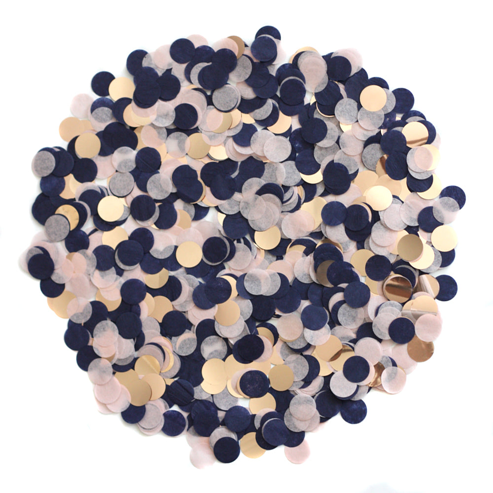 Blushing Midnight Confetti
