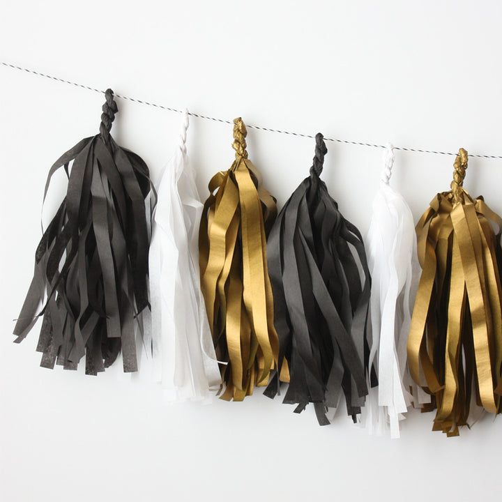 Gala Fringe Tassel Garland Kit or Fully Assembled