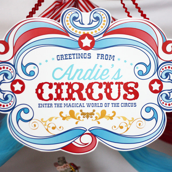 Printable Circus/ Carnival Birthday Signs- Enter the Magical world of the CIRCUS by Wants and Wishes