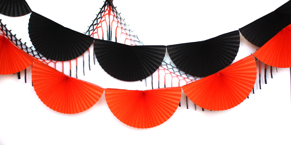 Classic Halloween Fan Bunting Garland