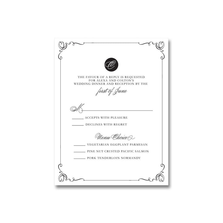 Classic Romance Wedding Invitations