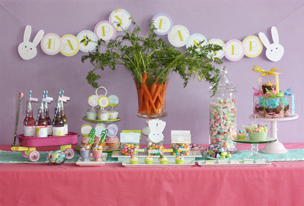 Printable EASTER Egg Decorating Party & Easter Hunt Gathering Collection