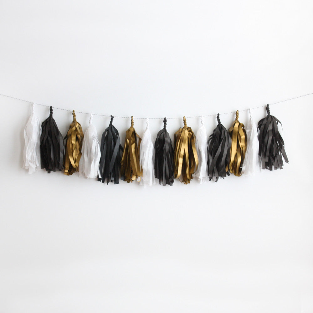 Gala Fringe Tassel Garland Kit or Fully Assembled