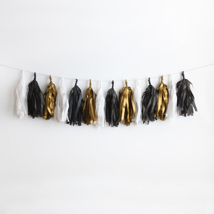 Gala Fringe Tassel Garland Kit or Fully Assembled