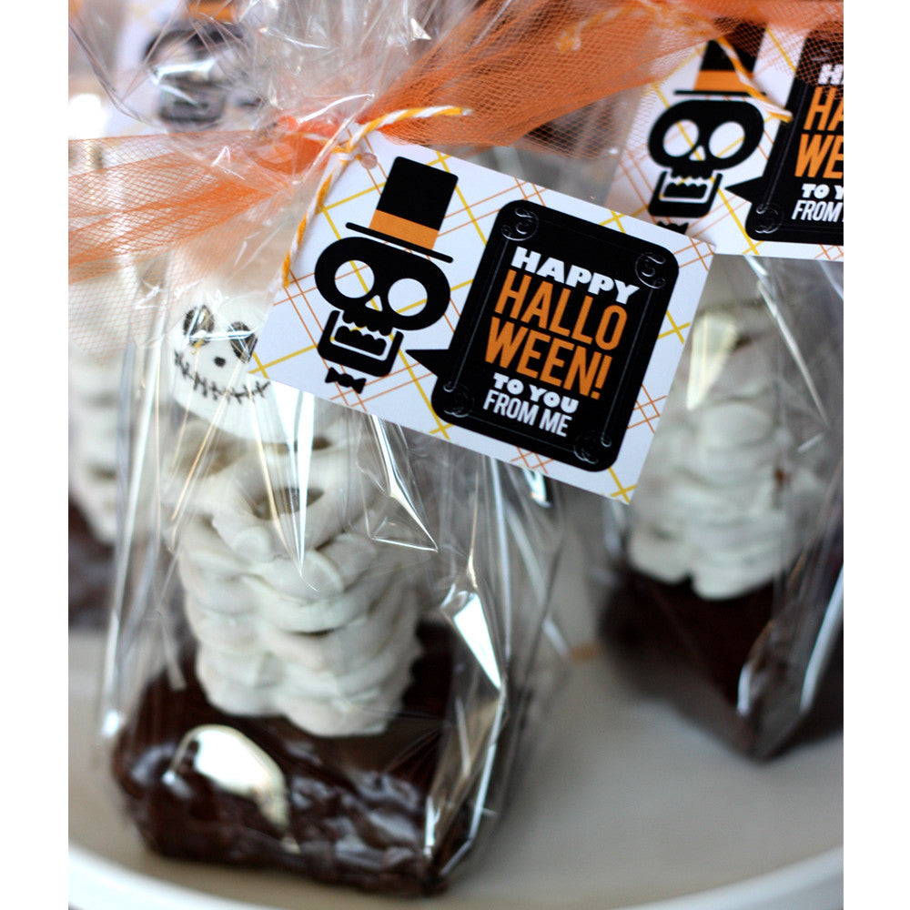 Halloween Skeleton tags