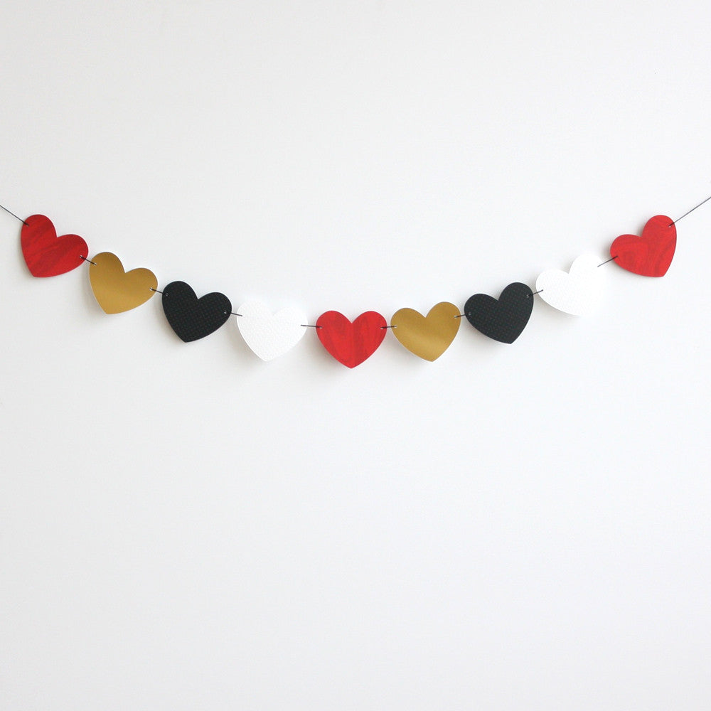 Hey Valentine Heart Banner Kit