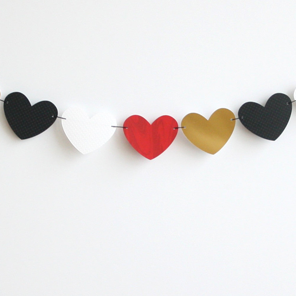 Hey Valentine Heart Banner Kit