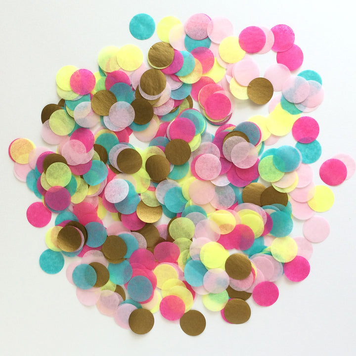 Neon Love Confetti