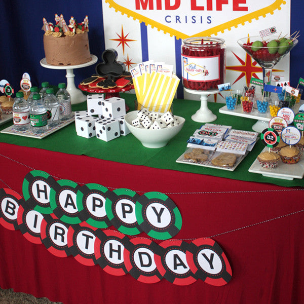 Casino/ Vegas Birthday Party- Welcome to my Fabulous Birthday!