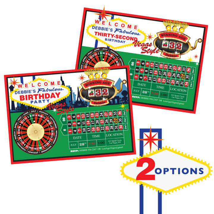 Casino/ Vegas Birthday Party- Welcome to my Fabulous Birthday!