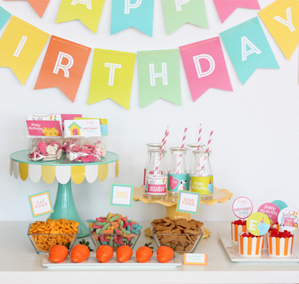 Pet Adoption - Adopt a pet printable birthday party Invitation