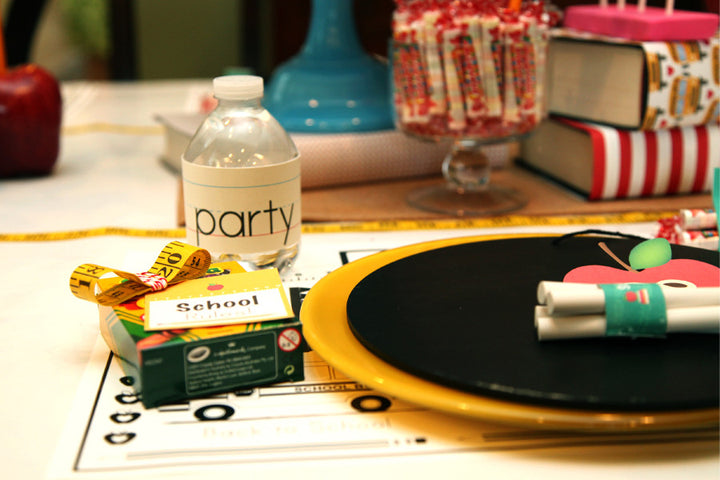 Vintage Back to School Party printables