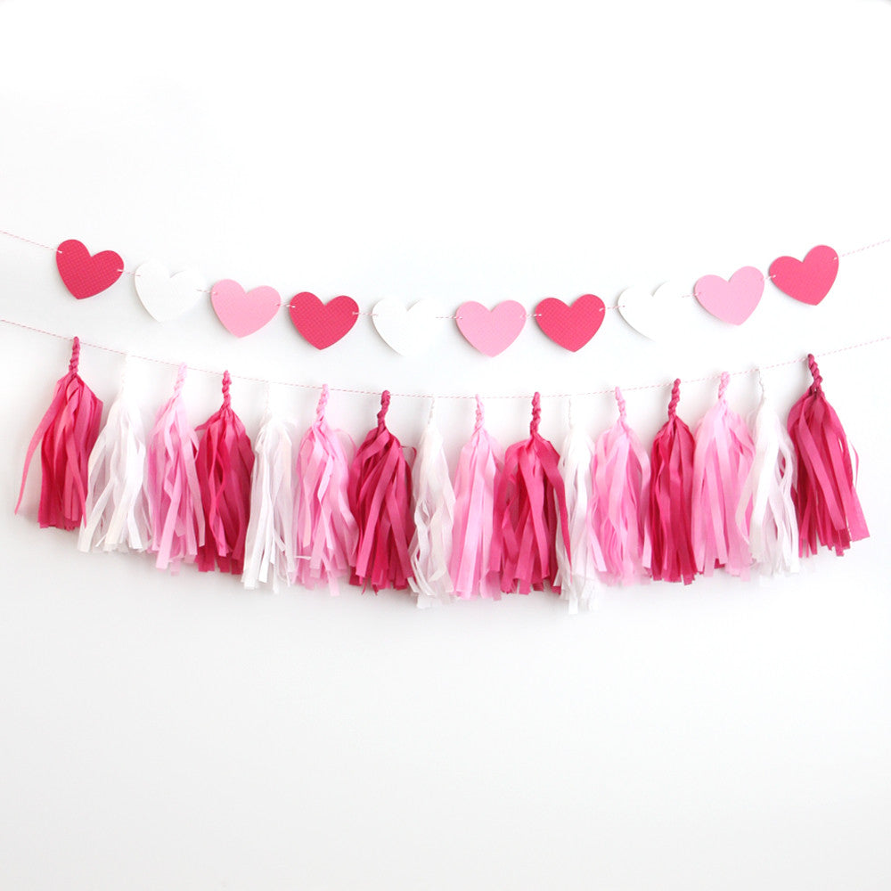 Be Mine Heart Banner Kit