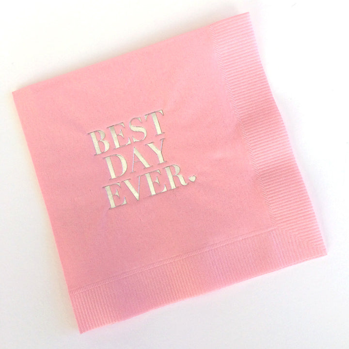 Best Day Ever Foil Napkins