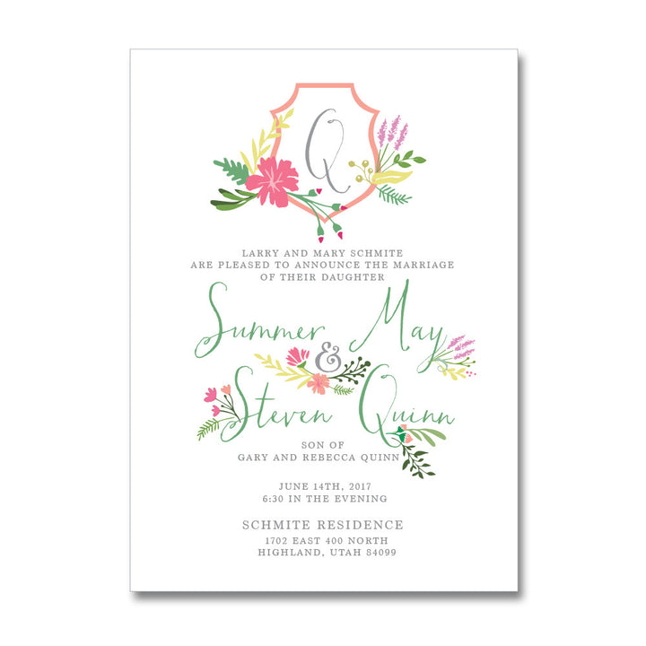 Botanical Wedding Invitations