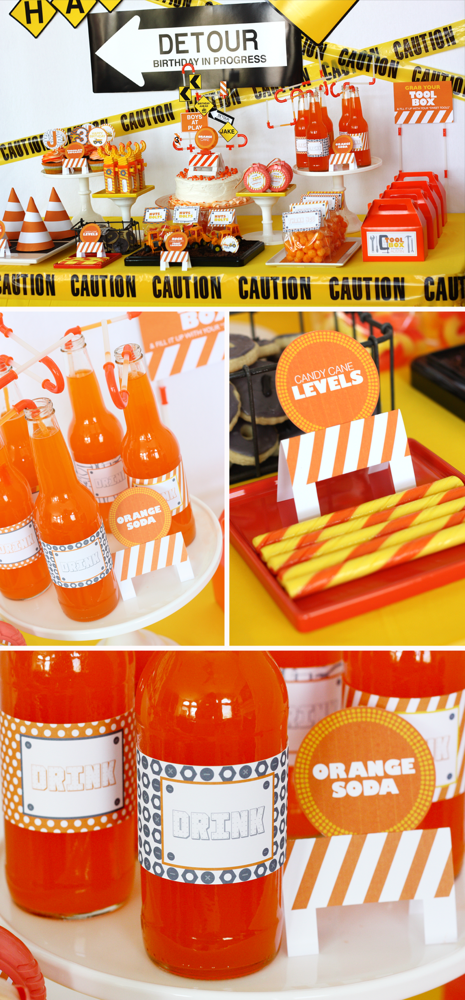 printable "I dig you" Construction Boy Birthday Party- FULL collection by Wants and Wishes