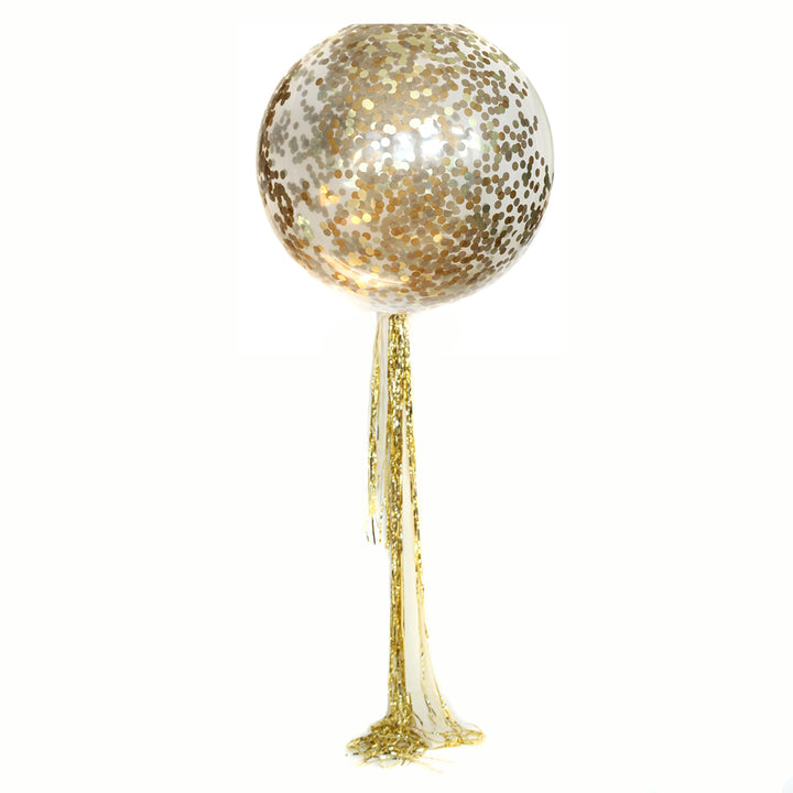 Golden Balloon Streamer Kit