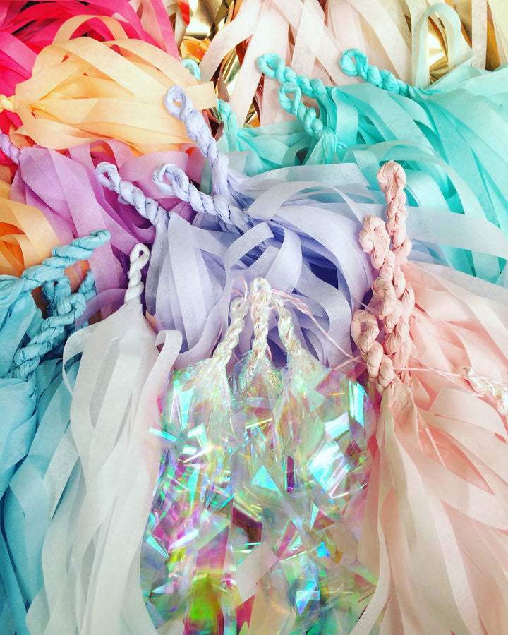 Sugar Plum Fairy Fringe Tassel Garland Kit or Fully Assembled