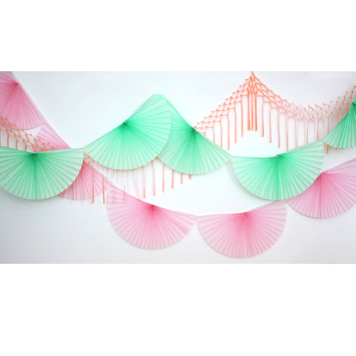Ice Cream Fan Bunting Garland