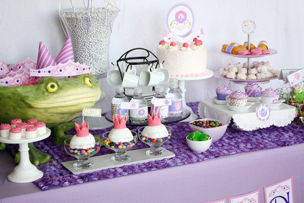 Princess Tea Party printable Birthday Invitation by Wants and Wishes