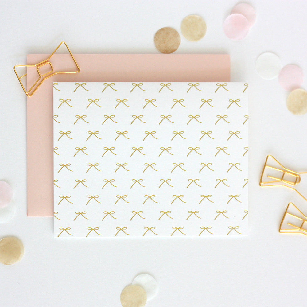 Mini Bows Notecard