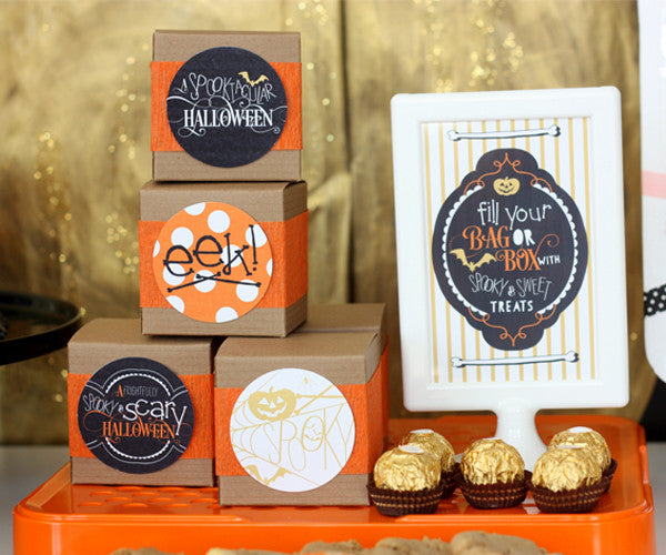 Gold Spooktacular Halloween Printable collection