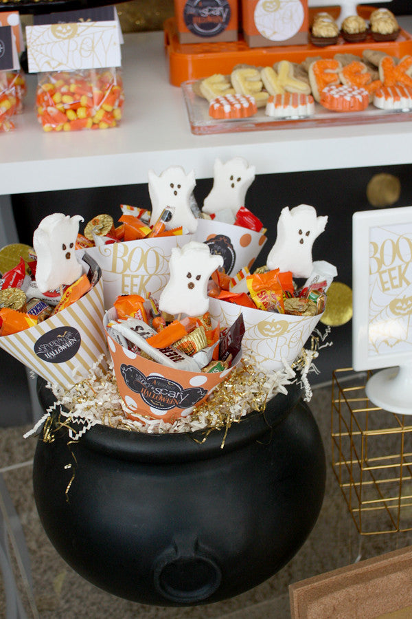 Gold Spooktacular Halloween Printable collection