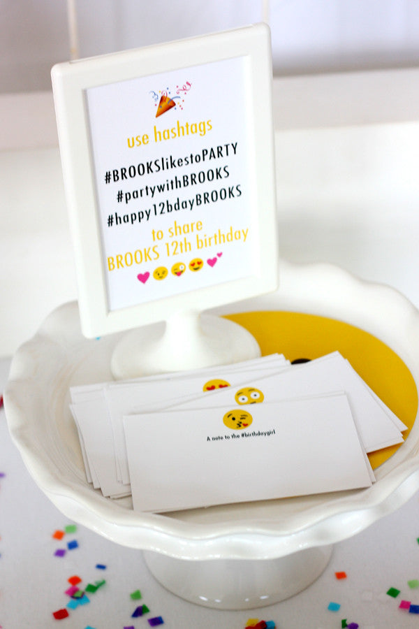 Printable Instagram Emoji Party Collection