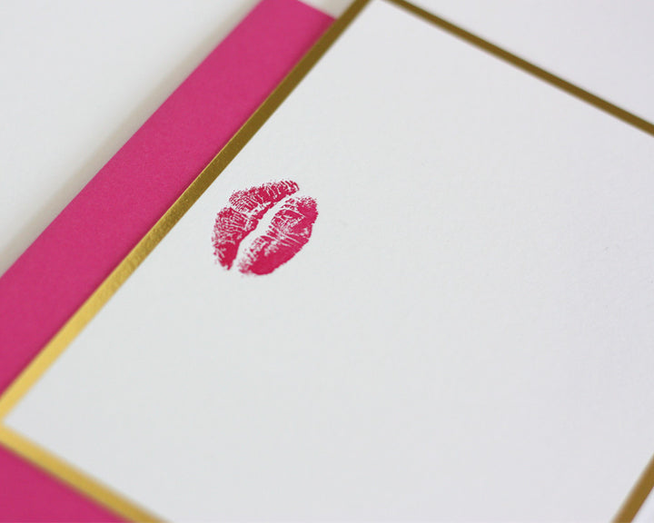 Sealed with a Kiss (flat card)