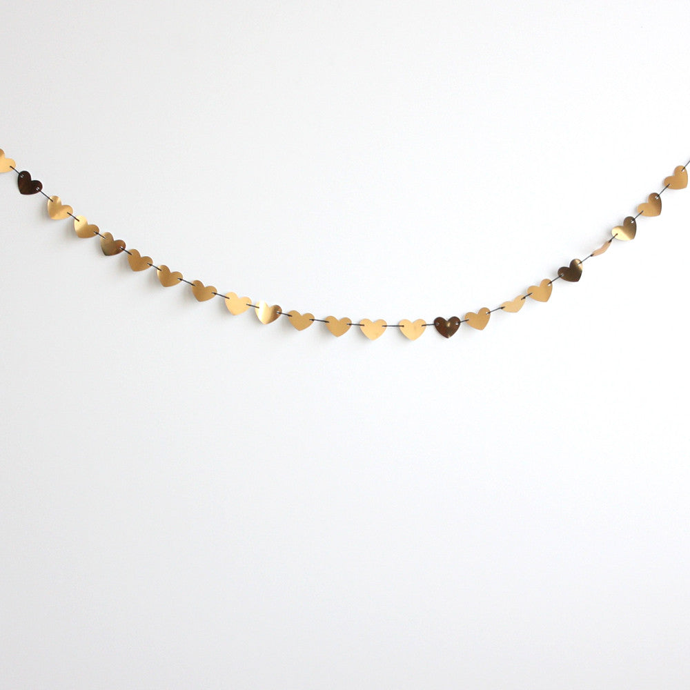 Mini gold Heart Banner Kit