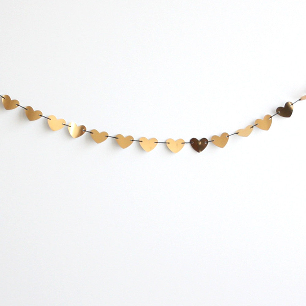 Mini gold Heart Banner Kit