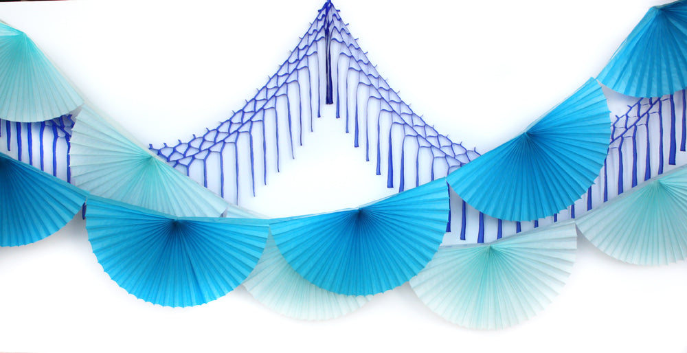 Ocean Fan Bunting Garland
