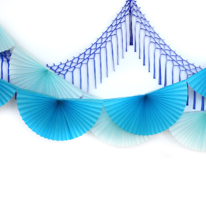 Ocean Fan Bunting Garland