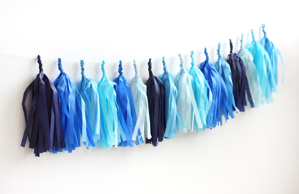 Ocean Fringe Tassel Garland Kit or Fully Assembled