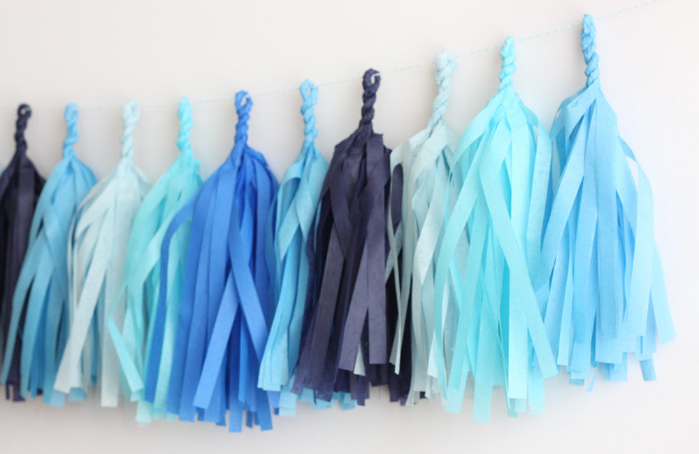 Ocean Fringe Tassel Garland Kit or Fully Assembled