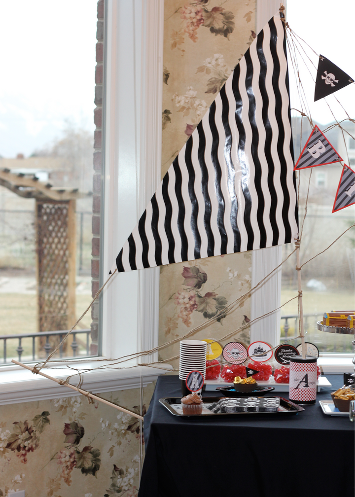 Pirate Ship Kit for dessert table or photo booth