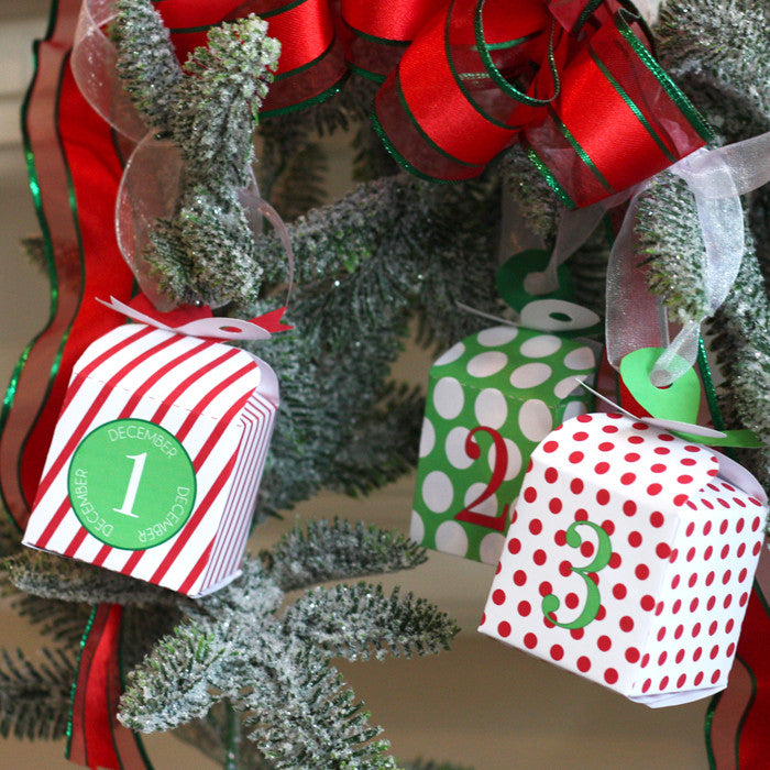 Printable Paper presents advent calendar