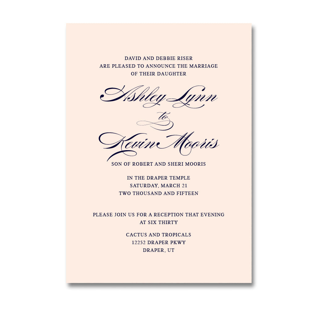 Classic Elegance Wedding Invitations