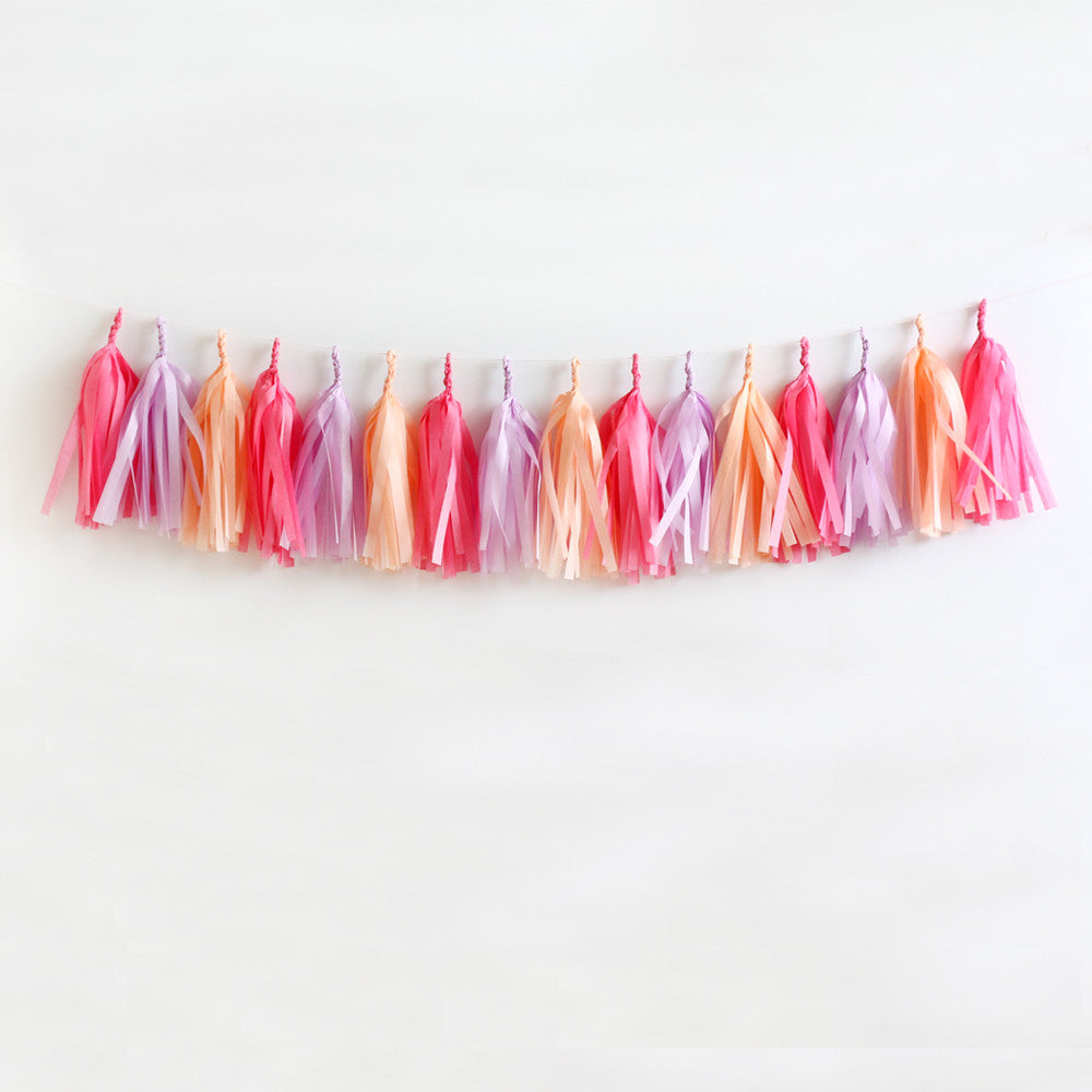 Sugar Plum Fairy Fringe Tassel Garland Kit or Fully Assembled