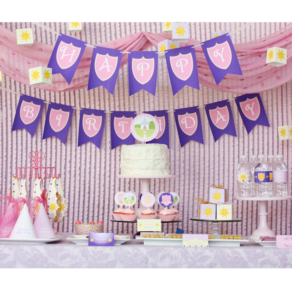 Printable Rapunzel Tangled/Princess Invitation- 3 options