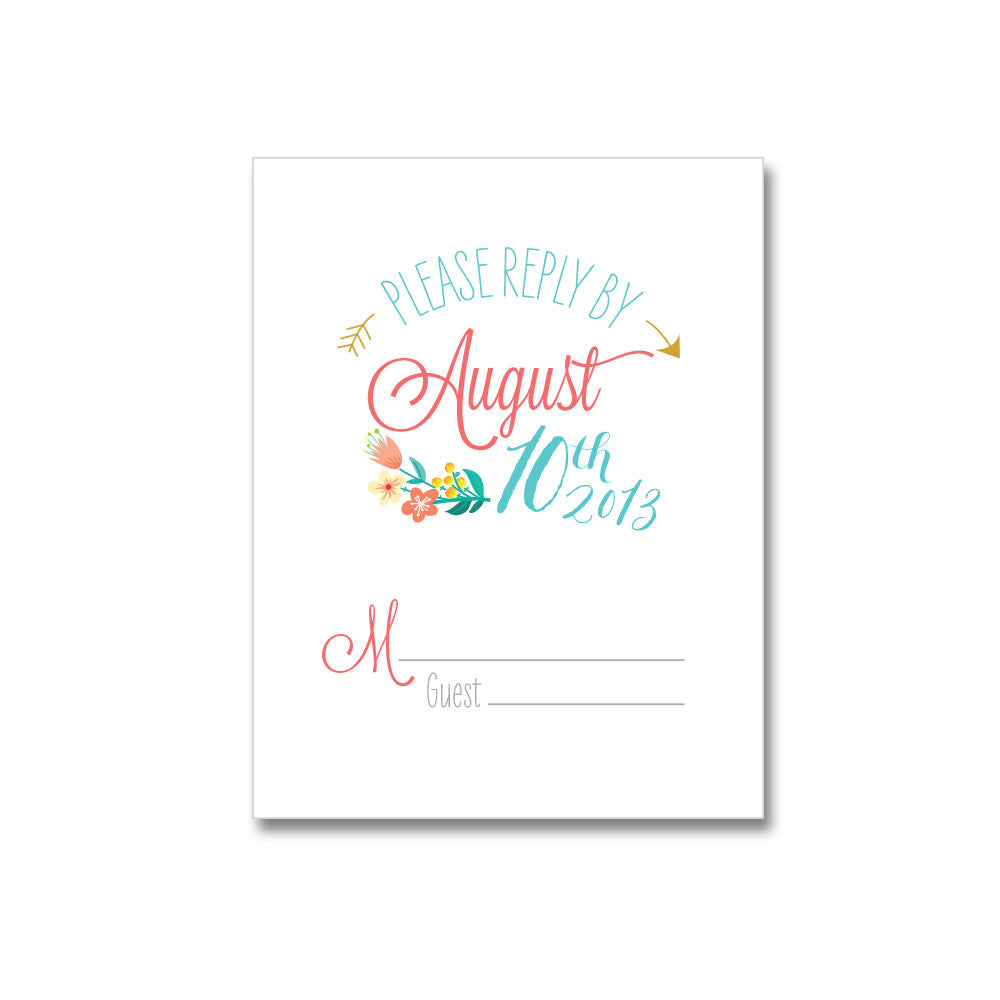 Tip Toe Through the Garden Wedding Invitations